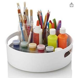 New Copco 3 piece high wall turntables with handles - white